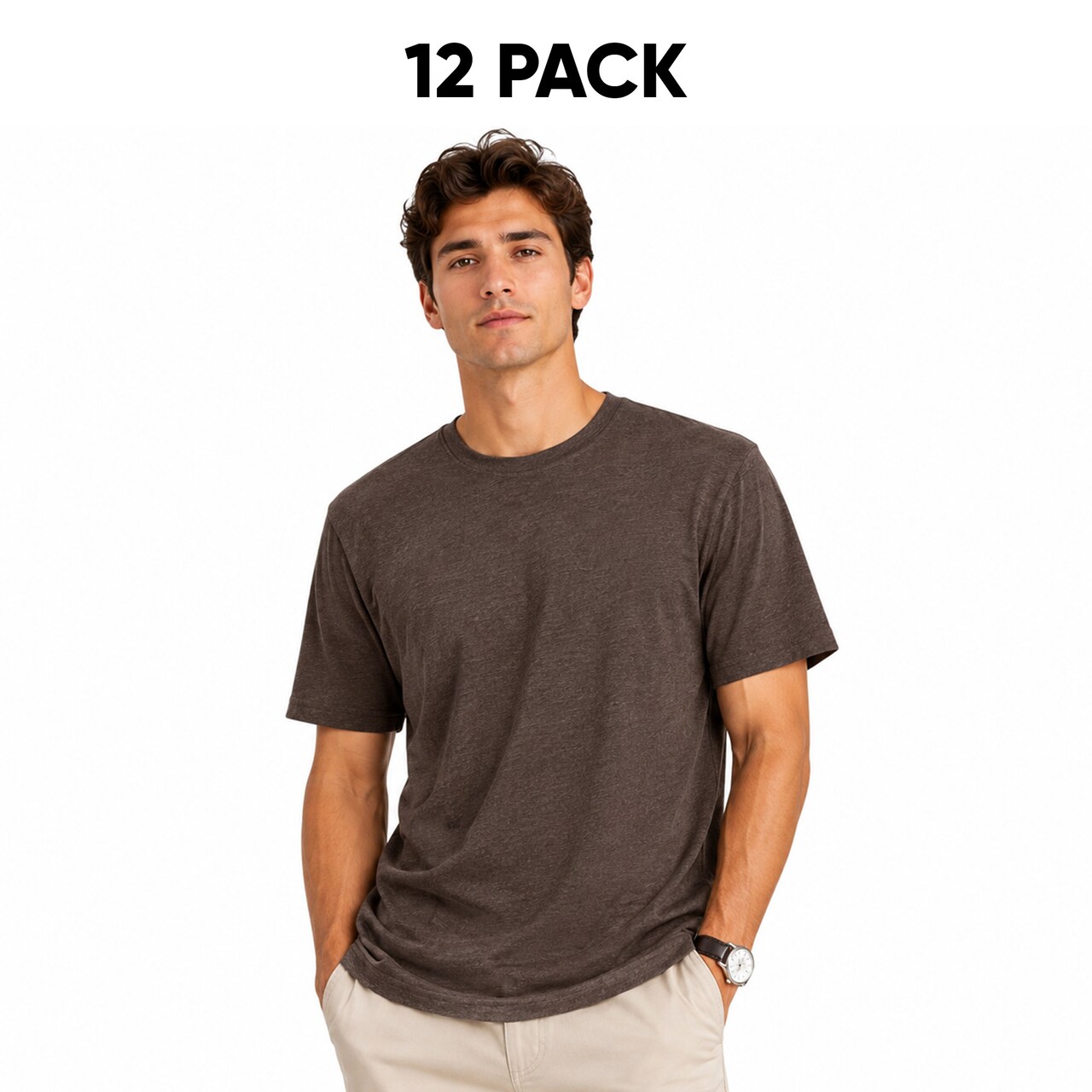 12 Pack: BELLA+CANVAS Unisex Triblend Tee for School, Sports & Everyday Wear